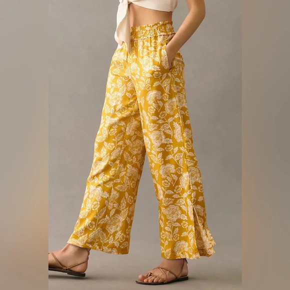 Nwt Anthropologie Wide Leg Pull on Pants XS - Picture 3 of 4